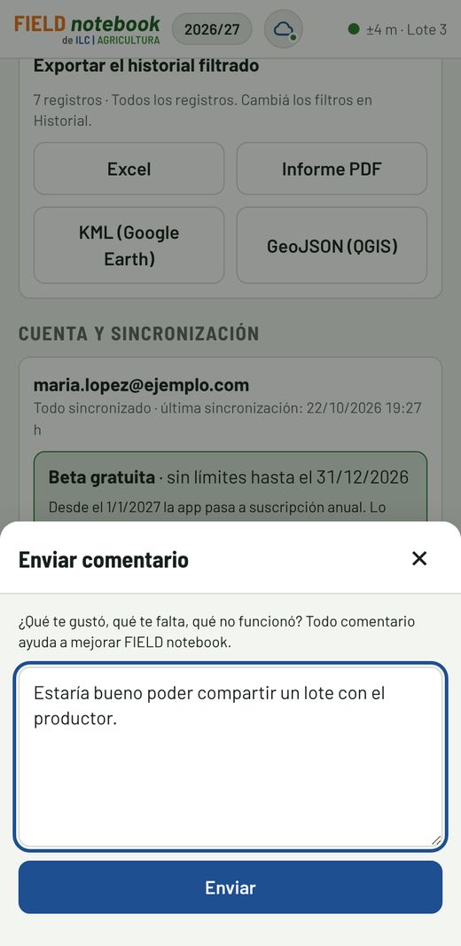 Enviar comentario